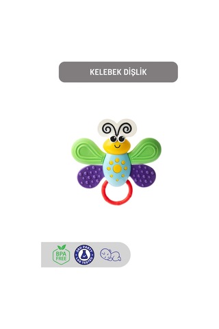 Kelebek Diş Kaşıyıcı, Dişlik Çok Renkli