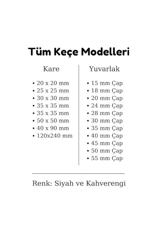 Kahverengi 8 Adet Yapışkanlı Sandalye, Masa, Koltuk Altı Parke Koruma Keçesi, Yuvarlak, 5 Cm