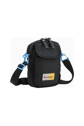 Discovery Icon Rfıd Korumalı Sürdürülebilir Utility 1l Kapasiteli Unisex Omuz Çantası Siyah 3