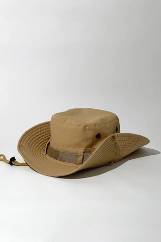 Külah Camel Outdoor Şapka Uv Korumalı Bucket Safari Şapkası - Camel