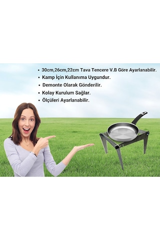 Fbt Kamp Ve Piknik İçin Portatif Sac Ayağı Diğer