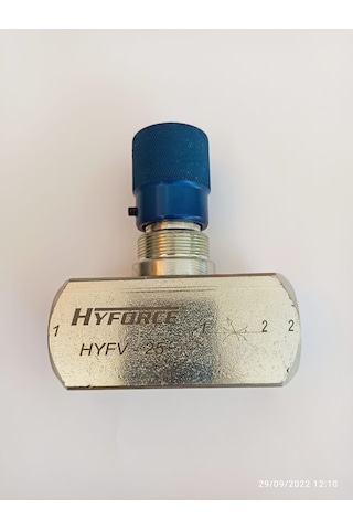 HİDROLİK HIZ AYAR VALFİ ÇEKSİZ 1/2" HİDROLİK HIZ AYAR VALFİ ÇEKSİZ 1/2"