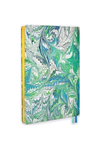 19x25 Ciltli Ebru - Design No 07 Çok Renkli