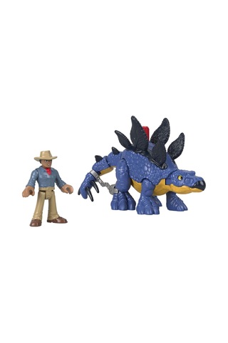 Imaginext Jurassic World Stegosaurus-Dr. Grant GVV65-GVV64