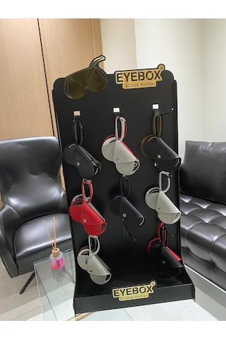 Esrada Optik İle Güneş Gözlüğü Kılıfı Asılabilir Açık Kahverengi