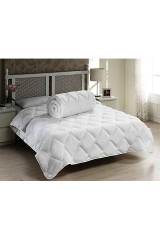 Taç Yorgan Microfiber Çift Kişilik (157721695) Beyaz