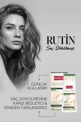 Bioblas Botanic Oils Sarımsak Şampuanı 360 Ml Tüm Saçlar
