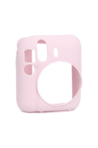 Fujifilm Instax Mini 12 Fotoğraf Makinesi + 20'li Film + Kıskaçlı Stand + Mini Albüm + Silikon Kılıf Seti Pembe