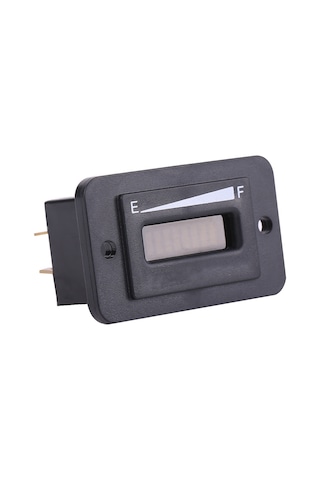 Lemestar Golf Araçları İçin Dijital Led Akü Göstergesi - 12/24/36/48v Seçenekli, 10 Segment Bar Grafik, Düşük Şarj Uyarısı, Bı003