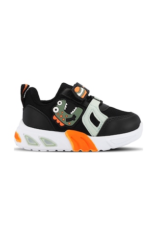 Mille PAOLINO IN Mille PANAMA IN Çocuk Siyah / Yeşil Sneaker