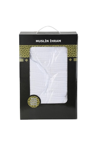 Premium Müslin Kumaş İhram Beyaz