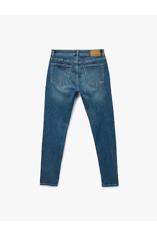 Koton Pamuklu Normal Bel Skinny Fit Jean Pantolon - Michael Jean Orta İndigo 6wam40028nd İndigo