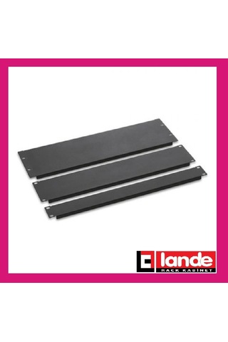 Lande 1U 19" Kabinet Kapama Paneli Aletsiz Montaj