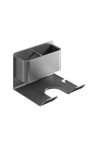 Lichen Saç Kurutma Makinesi Depolama Rafı, Delik Açmaya Gerek Siyah