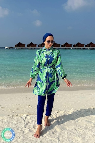 Kahijab Palm Tesettür Mayo - Yeşil Yeşil
