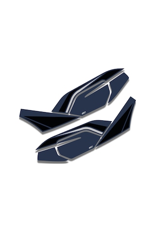 Gp Kompozit Honda Pcx 125 / 150 2021-2024 Uyumlu Yan Alt Ayak Pad Mavi