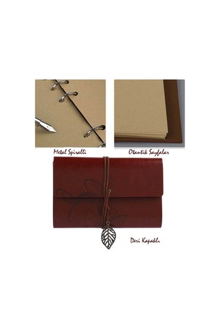 Kişiye Özel Kutulu Divit Kalem Ve Deri Kaplı Anı Defteri Lacivert