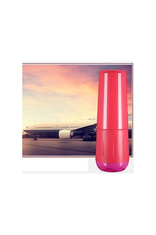 Pazly Suntek Seyahat Kırmızı Kırmızı Gargara Fırçası Fincan Diş Df Diğer