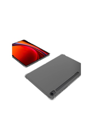 Samsung Galaxy Uyumlu Tab S10 Fe Nitro Anti Shock Darbe Emici Köşe Korumalı Şeffaf Silikon Kapak Arka Kapak
