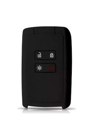 Lüx Renault Clio Uyumlu E-tech Austral Megane E-tech 4 Silikon Anahtar Kılıfı Siyah