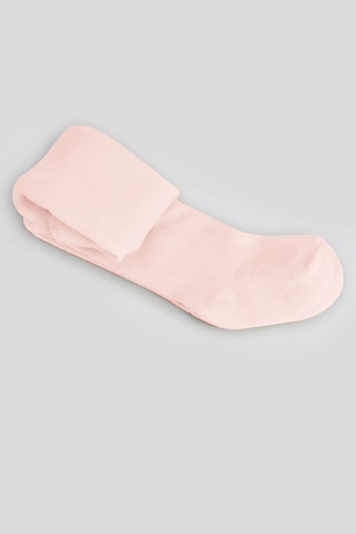 Bezos Tekli Düz Külotlu Çorap 50104 Pembe Adet Fiyatıdır Renk: Pembe Beden: 12-24 Ay Bezos1
