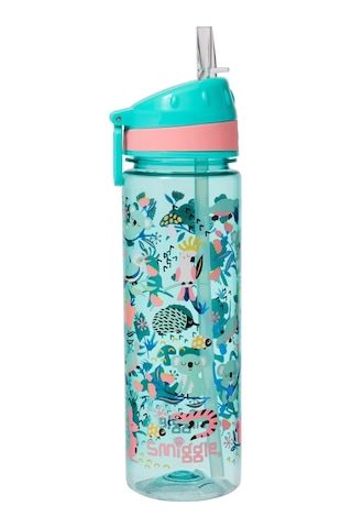 Smiggle - Hi There Pipetli 650ml Bpa İçermeyen Suluk Çok Renkli