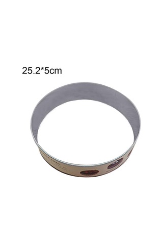 Paslanmaz Çelik Yuvarlak Kare Kek Halkası Kalıbı Mus Kesici Kendin Yap Dekorasyon Aracı Çok Renkli