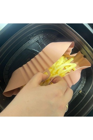 Xxl Xl Airfryer Pişirme Kabı Pembe