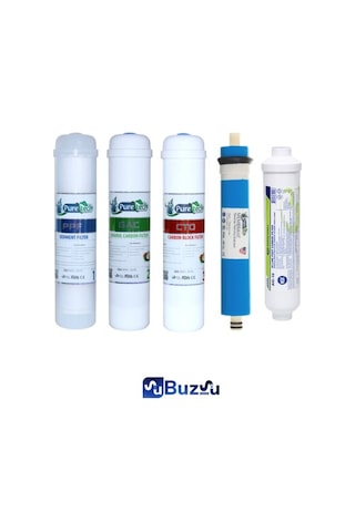 Puretech Yakut 5 Aşama Filtre Kapalı Kasa Filtre Seti