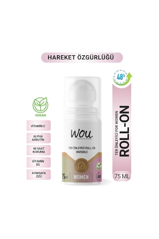 Wou Ter Önleyici Leke Karşıtı Roll-on 75 Ml Women