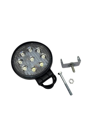 10v-30v Çalışma Lambası Yuvarlak 9 X 3w Power Ledli 114 114 37 Mm