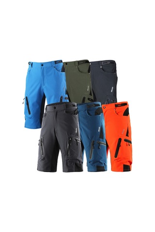 Arsuxeo Baggy Şort Bisiklet Bisiklet Pantolon Nefes Xl Turuncu