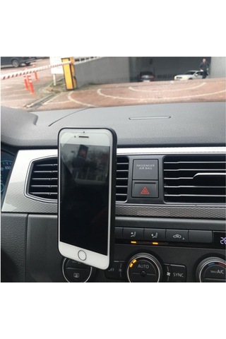 Mıknatıslı Telefon Tutacağı-Gümüş Çerçeveli / Syte175 552304396
