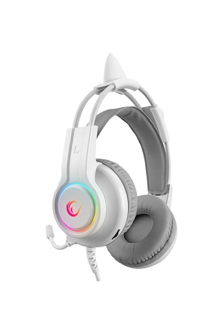 Rampage RM-K91 X-Catty USB 7.1 Version Mikrofonlu RGB Kulak Üstü Oyuncu Kulaklığı