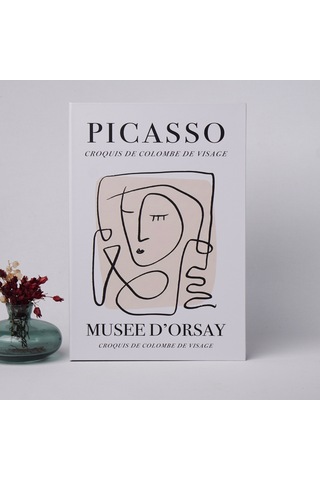 Kitap Görünümlü Dekoratif Kutu Picasso, İskandinav Tarzı Kitap Şeklinde Saklama Kutusu