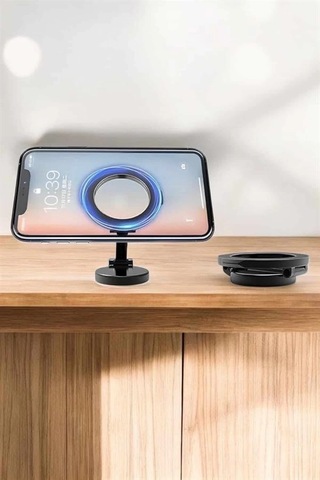 Bfs Telefon Tutucu Tüm Arabalara Uyumlu Araç İçi Katlanabilir Manyetik Tasarım