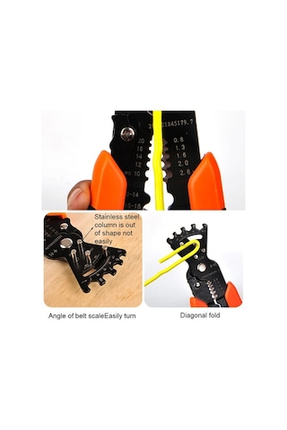 Novahub Çok Fonksiyonlu Krom Vanadyum Tel Soyma Pencesi - Kesme, Bükme, Sıkma Fonksiyonlu, Dayanıklı Ve Uzun Ömürlü.