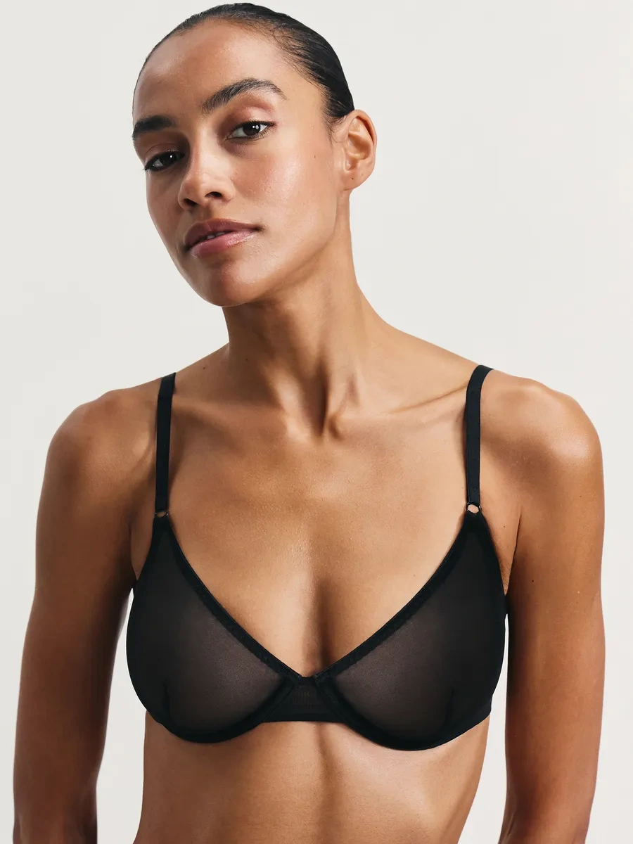 Zarına Balensiz File Sütyen 420351594 Siyah