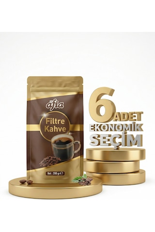 Afia Filtre Kahve 6x200 Gr