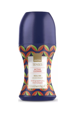 Avon Active Cleanse Greyfurt & Karabiber Kokulu Erkek Roll-On Deodorant 50 ML