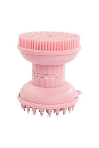 Pet Tarak Fırçaları 2 1 Pet Köpek Kedi Silikon Banyo Fırçası Köpek Banyo Fırçası Evcil Hayvan Banyo Pembe