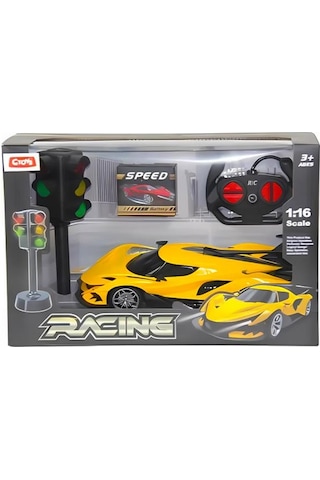 Ctoys 1:16 Uzaktan Kumandalı Usb Araba Rc Trafik Işıklı Sarı 898a