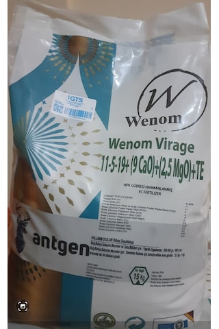 Wenom Virage 11-5-19+(9Cao)+(2,5Mgo)+Te 15 KG Wenom Virage 11-5-19+(9Cao)+(2,5Mgo)+Te 15 KG