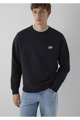 Mavi Logo Sweatshırt Antrasit