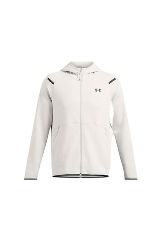Under Armour Unstoppable Flc Fz Hd Eu Erkek Sweatshirt 1389352-110 Beyaz-beyaz Beyaz