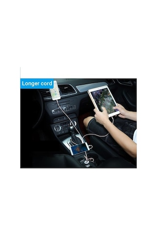 Sandwich Üçlü Bağlantı Lightning/type-c/micro Usb Nilon Dokuma Şarj Kablosu - Pembe, 2a Hızlı Şarj, Dayanıklı Kablo