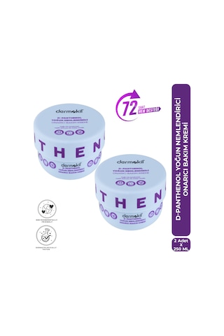 Dermokil D-panthenol Yoğun Nemlendirici Onarıcı Bakım Kremi 250 Ml X 2 Adet
