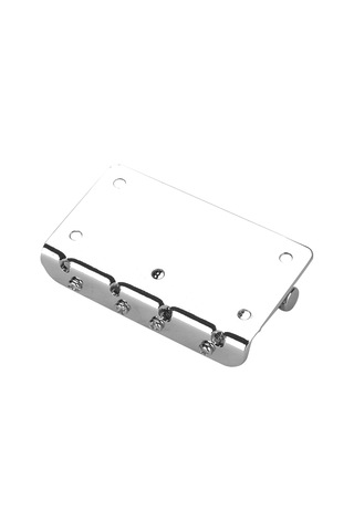 Hfambition Gitar Teli Köprüsü 4 Telli Bas Gitar İçin Metal Malzeme Dayanıklı Easy Kurulum Gümüş