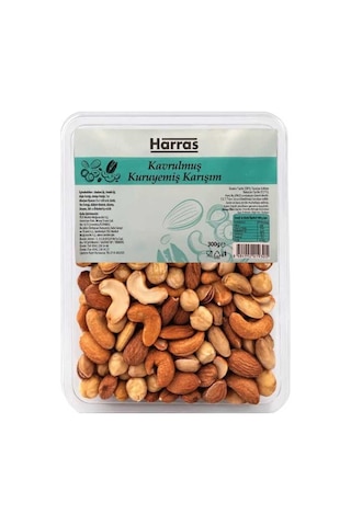 Kavrulmuş Lüks Karışık Kuruyemiş 300 G X 2 Adet - Badem Kaju Antep Fıstıklı Taze Çerez