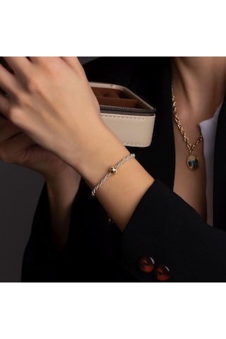 Altın Sarmaşık Bileklik BL0054 Sarı Altın